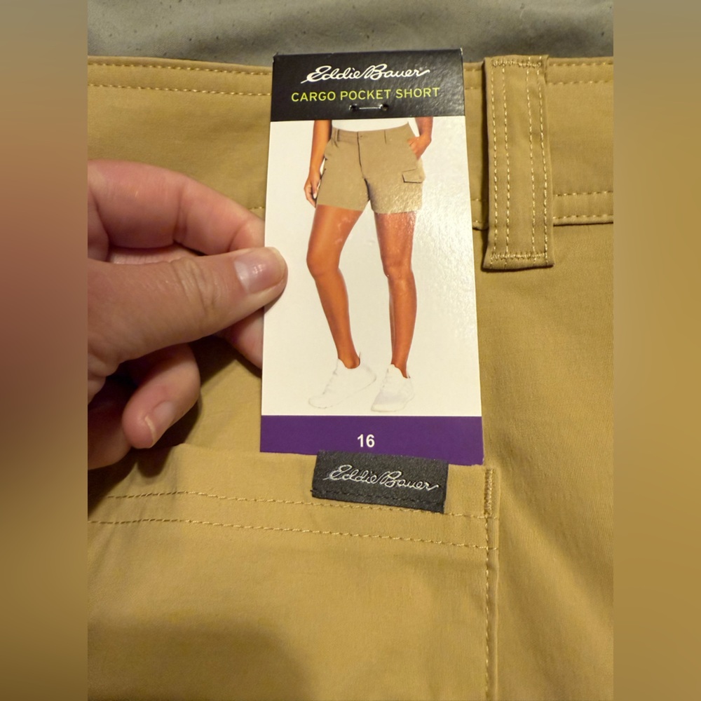 Eddie Bauer Tan Cargo Shorts